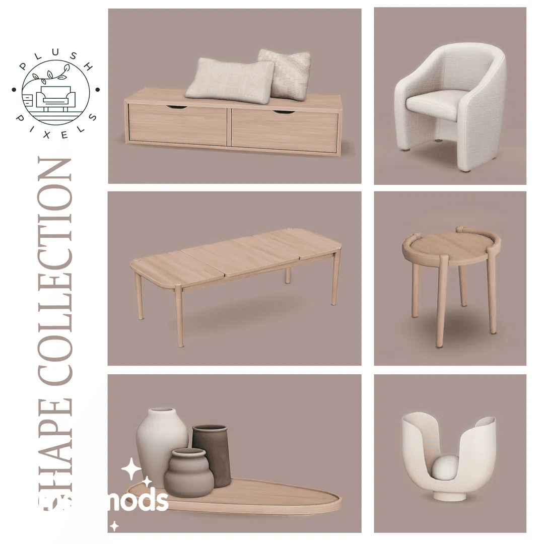 Галерея мода Набор для столовой Shape Collection #2